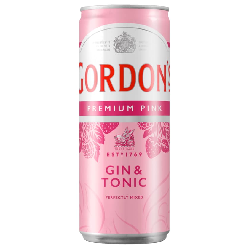 Gordon's Premium Pink Distilled Gin & Tonic 0,33l